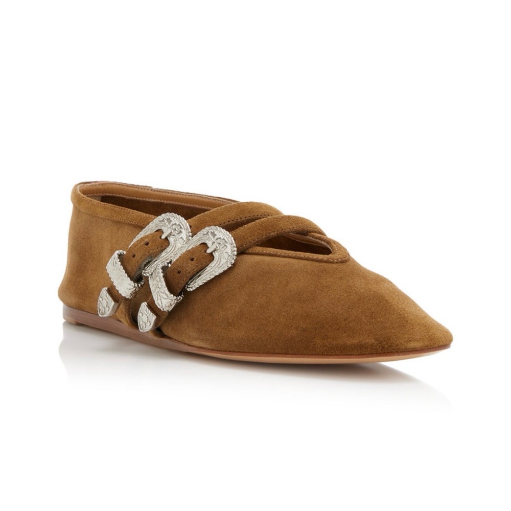 Le Monde Béryl Claudia Leather Ballet Flats